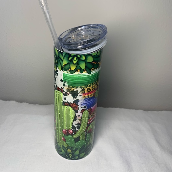 Colorful Cactus 20 Oz Tumbler - Picture 5 of 8